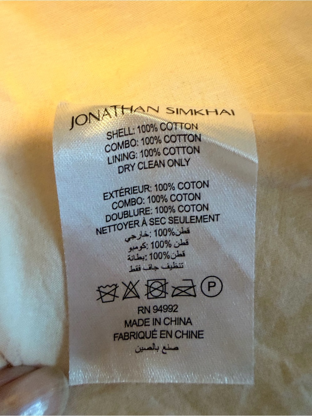 Jonathan Simkhai Cream Crochet-Trim Mini Dress - Picture 6 of 7